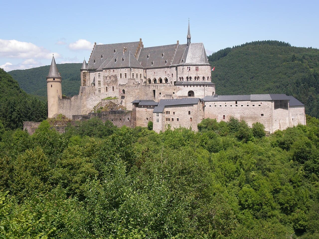 Vianden Castle — Luxembourg castle