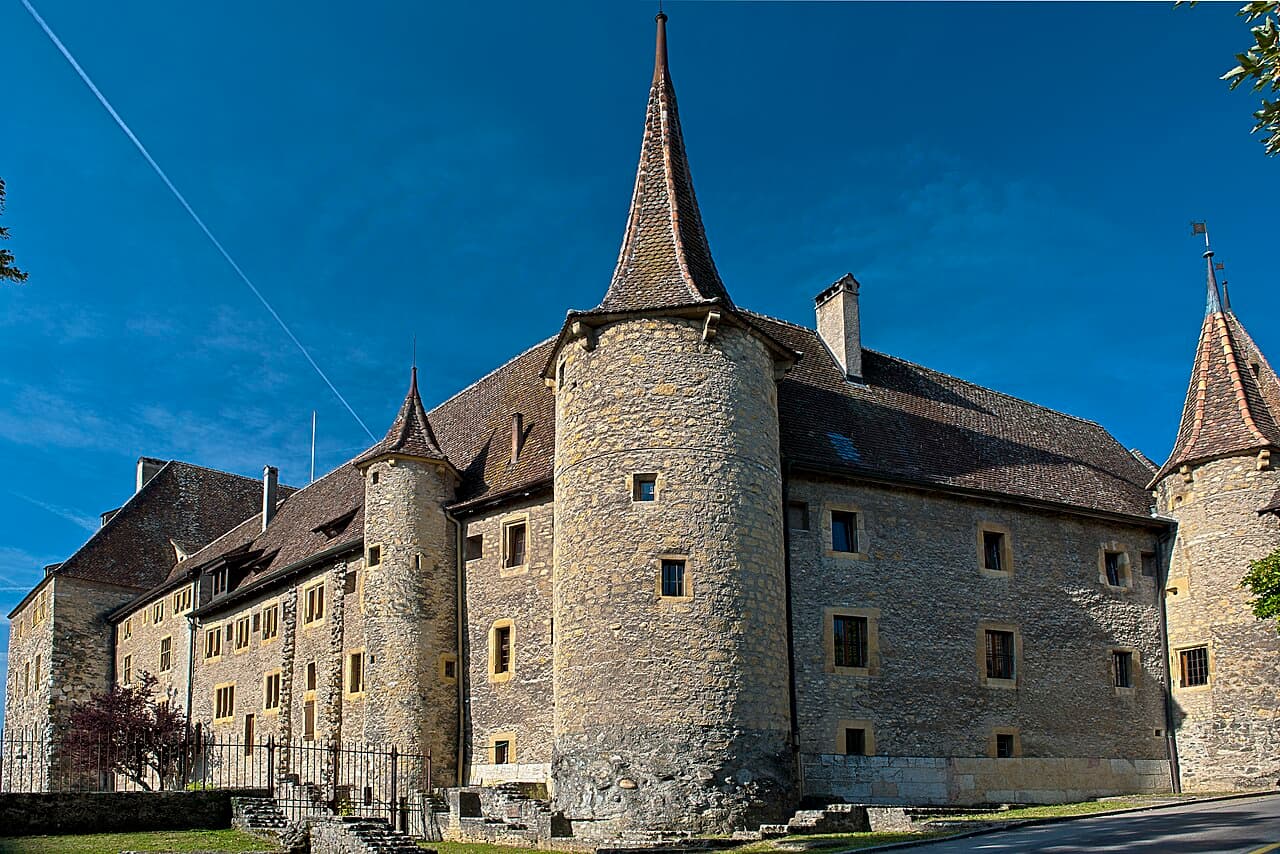 Colombier Castle — Switzerland castle
