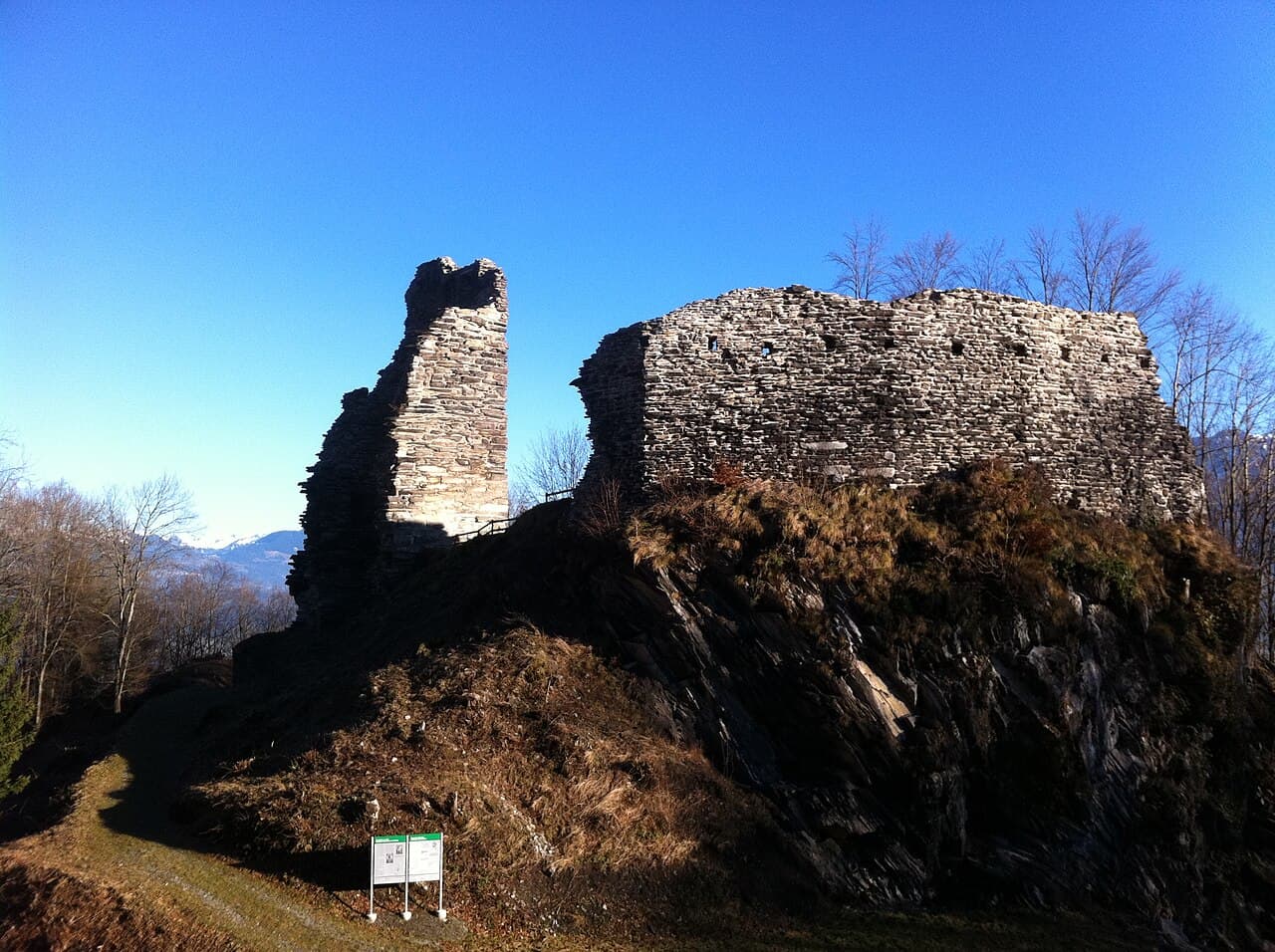 Hohensax Castle Ruins — Switzerland castle