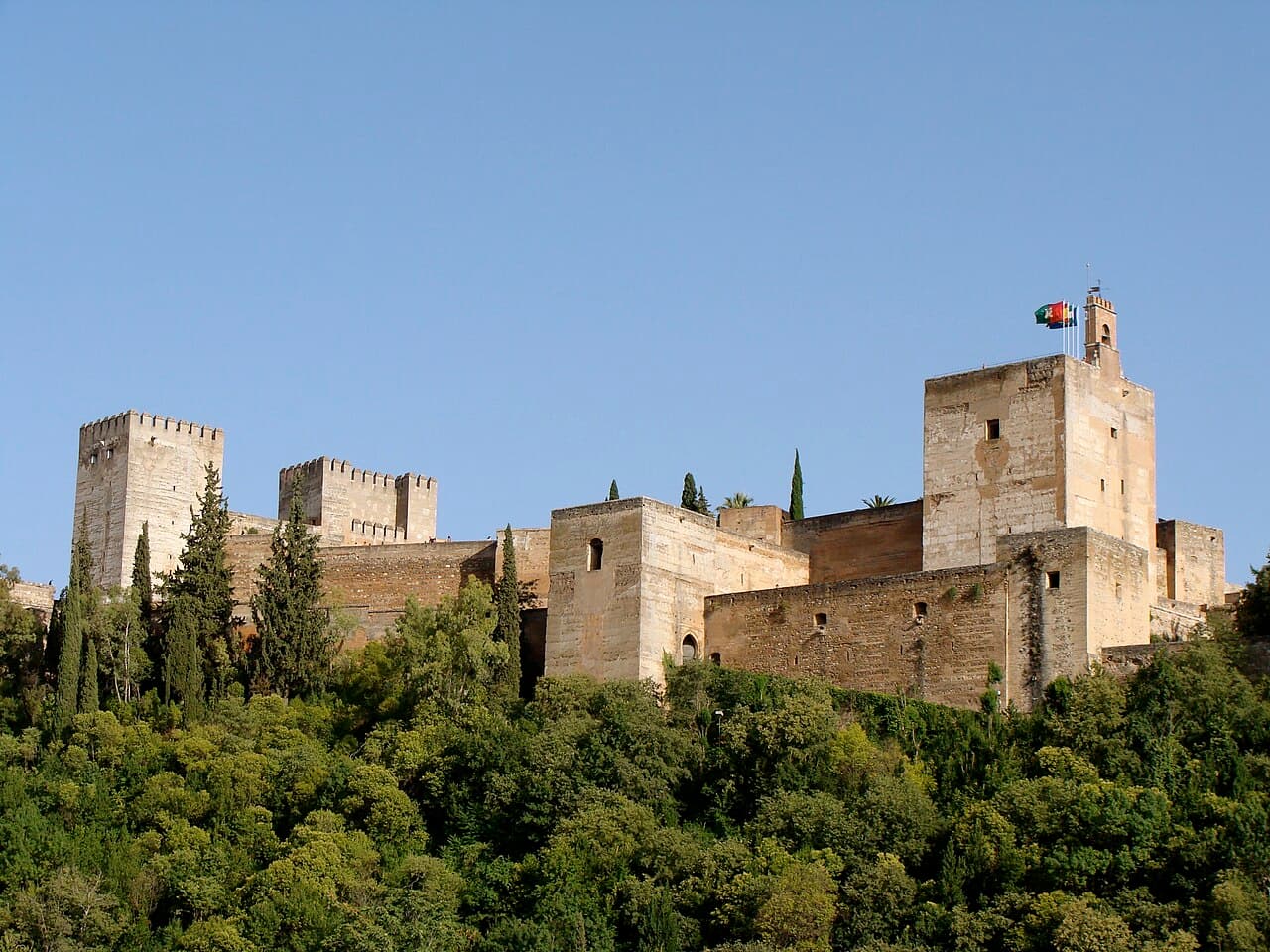 Muralla de la Alcazaba — Spain castle