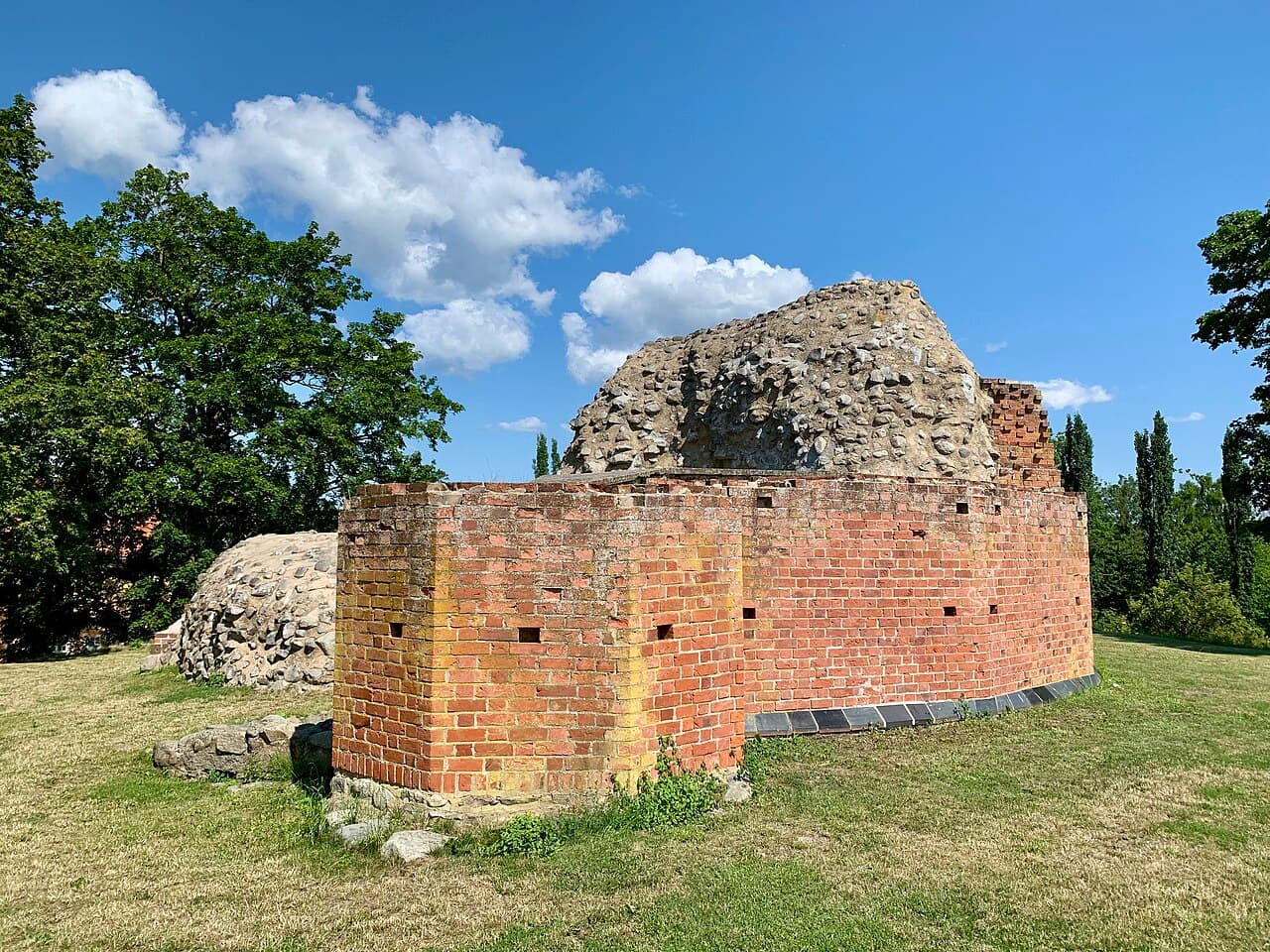 Sölvesborg Castle Ruins — Sweden castle