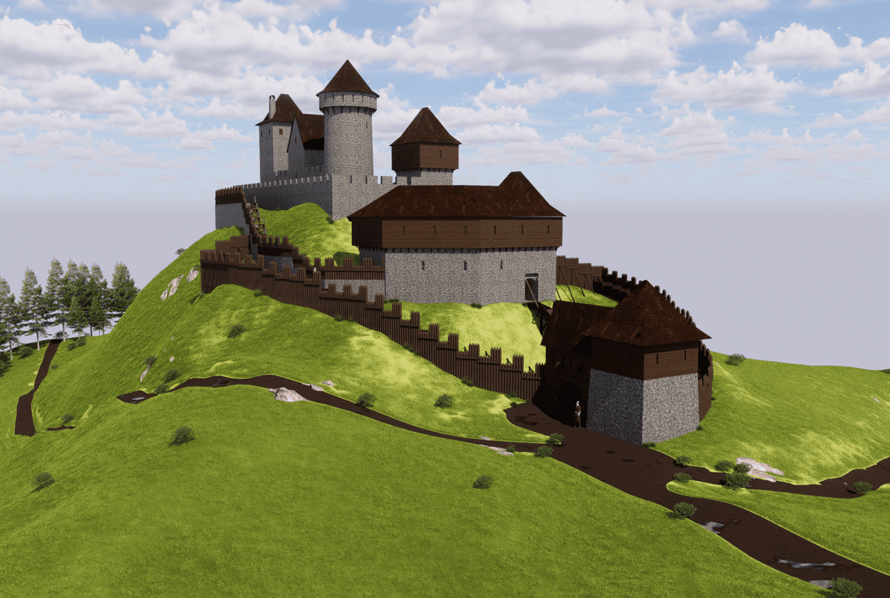 Hamborek — Slovakia castle