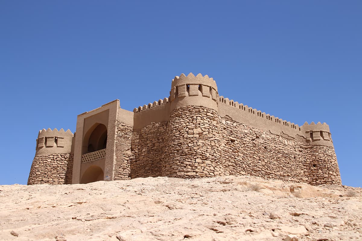 White Castle (Nadushan) — Iran castle