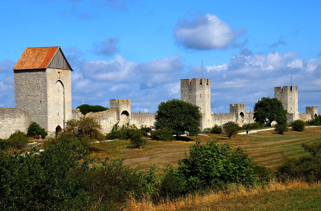 City wall of Visby — Sweden castle