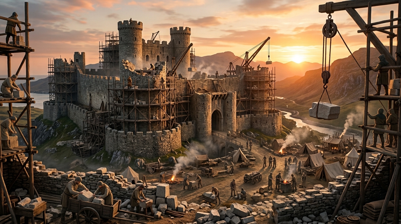 How much did it cost to build a medieval castle? The real numbers