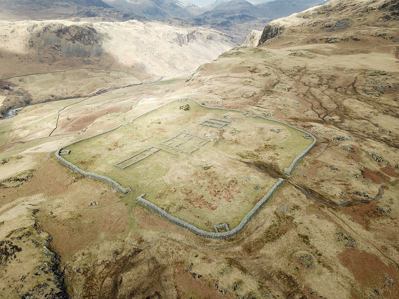 Hardknott Roman Fort — United Kingdom of Great Britain and Northern Ireland castle