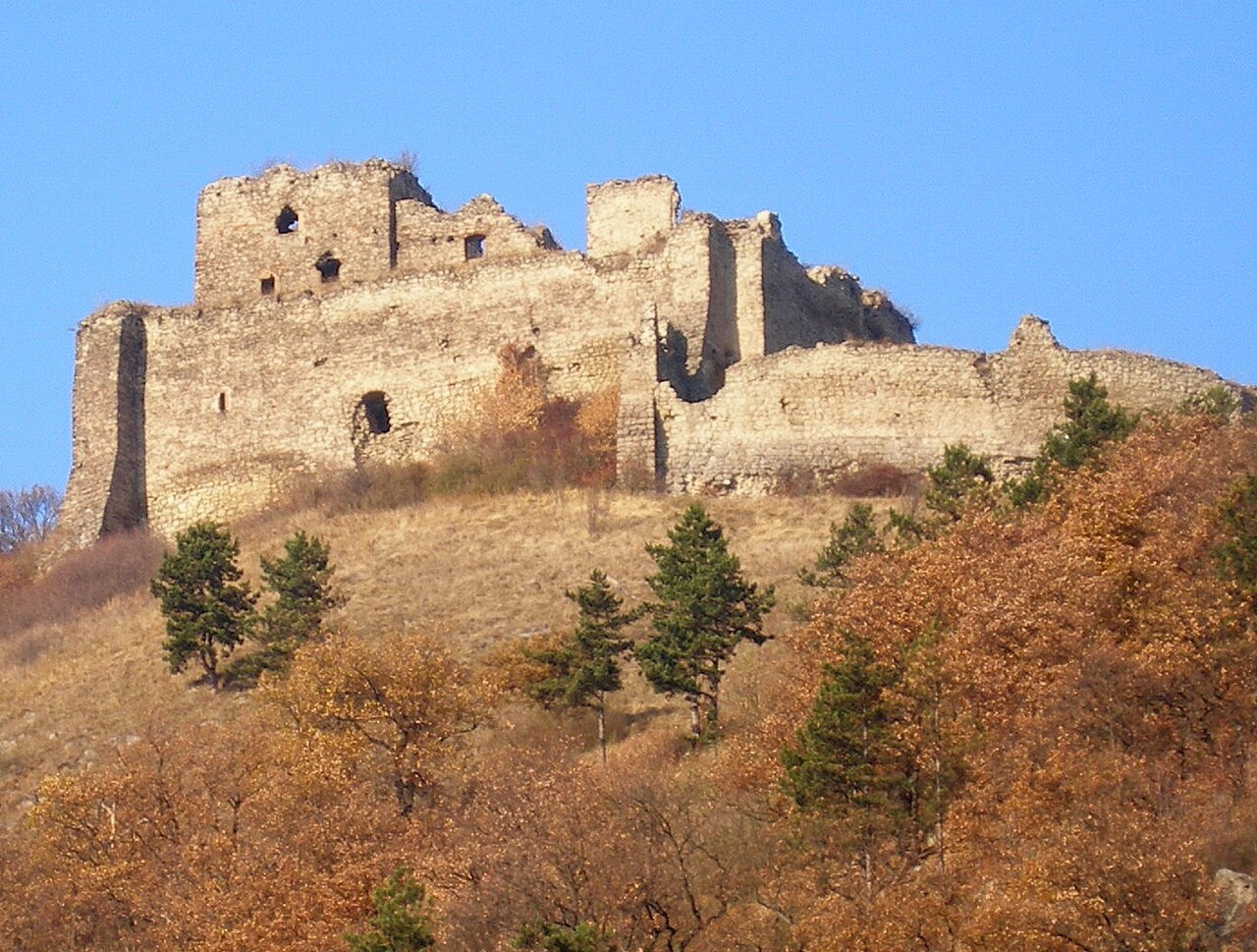 Kapušany castle Hill — Slovakia castle