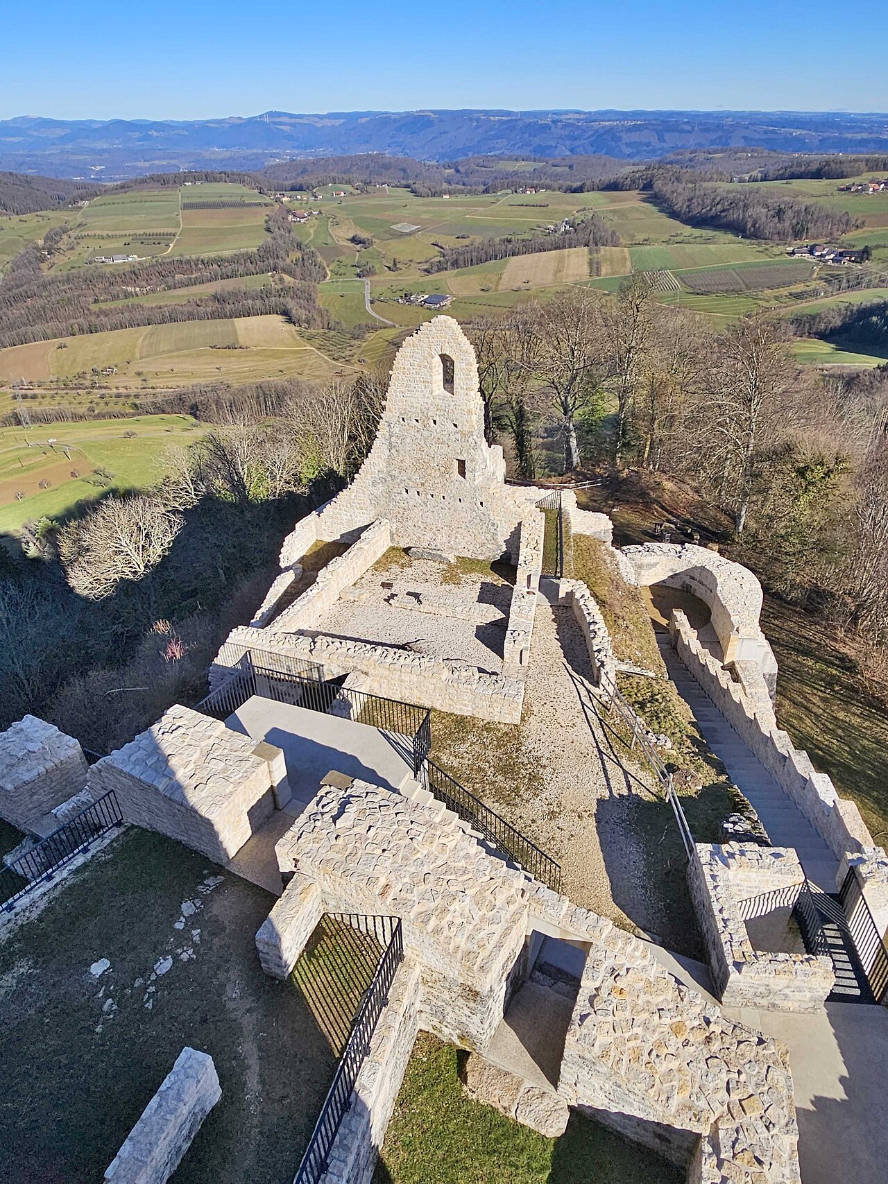 Farnsburg Castle Ruins — Switzerland castle