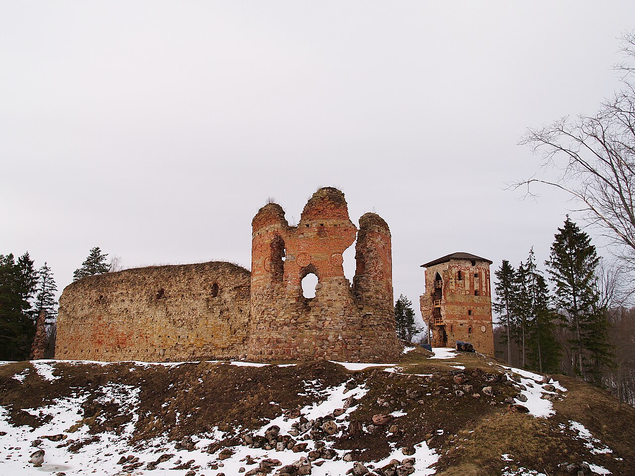 Vastseliina Castle Ruins — Estonia castle