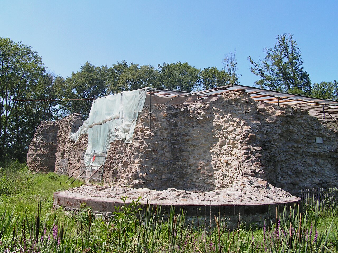 Rouelbeau Castle Ruins — Switzerland castle