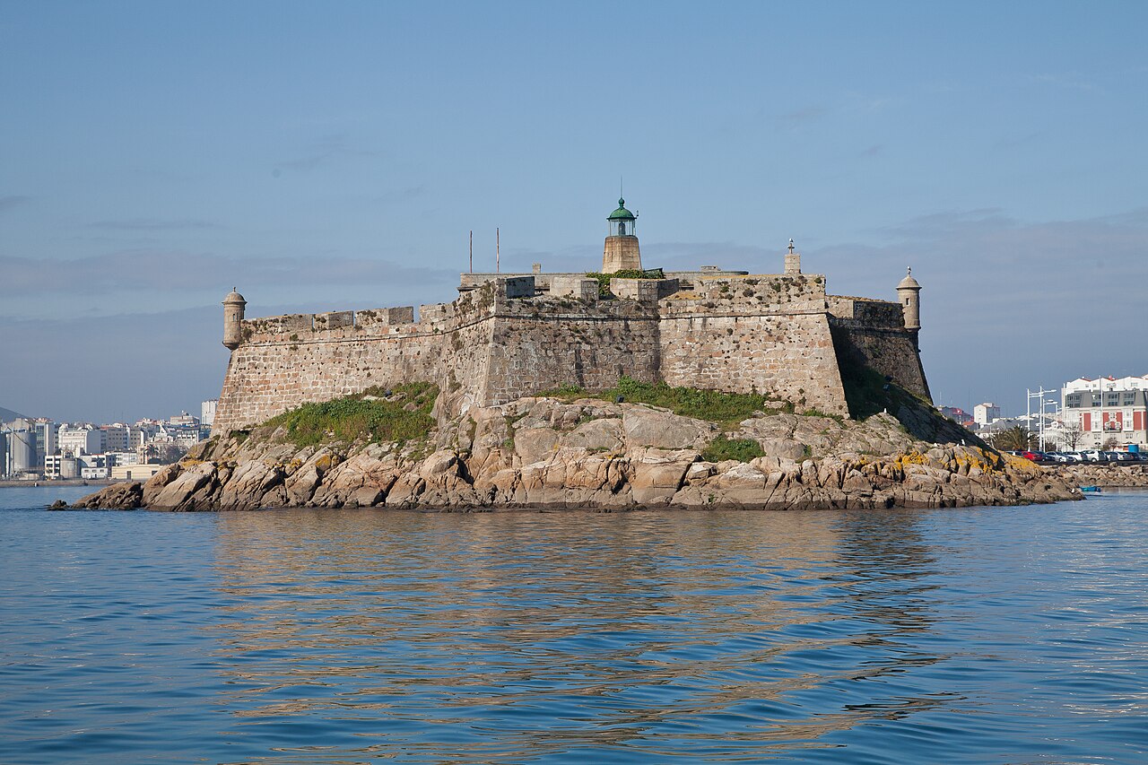 San Antón Castle — Spain castle