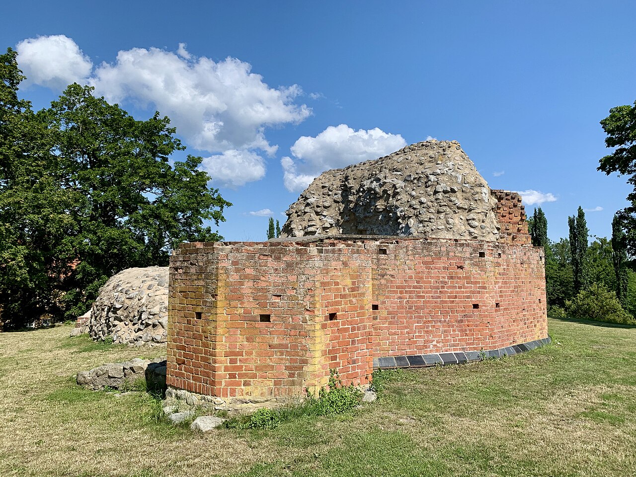 Sölvesborg Castle Ruins — Sweden castle