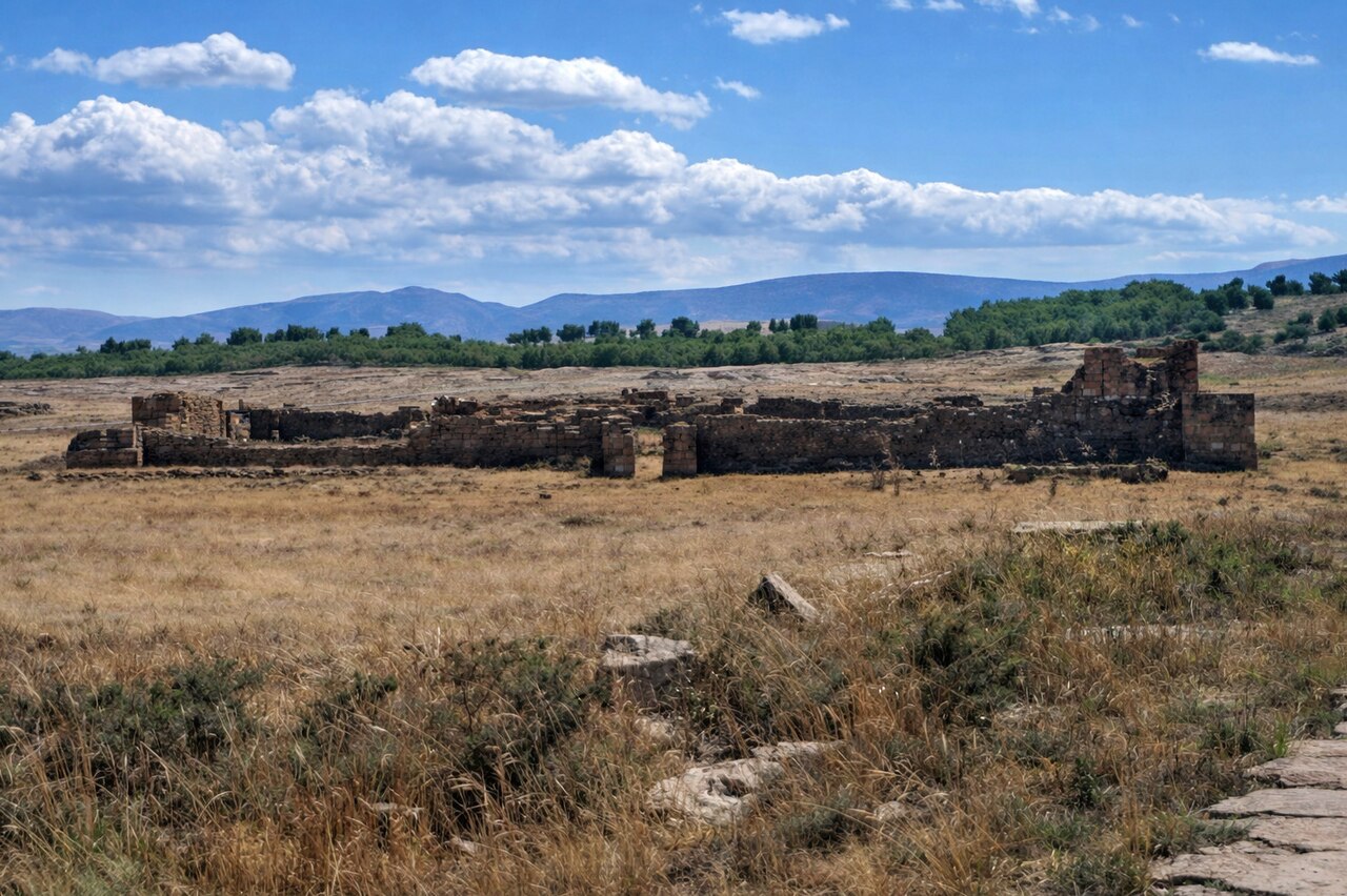 Byzantine Fort in Timgad — Algeria castle