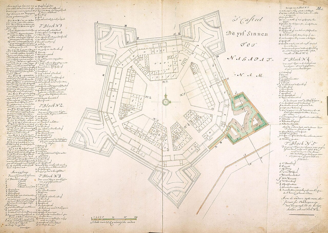 Fort Vijf Sinnen — India castle