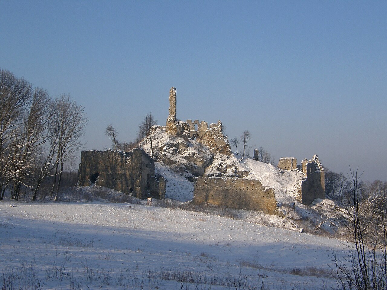 Korlátka Castle Ruins — Slovakia castle