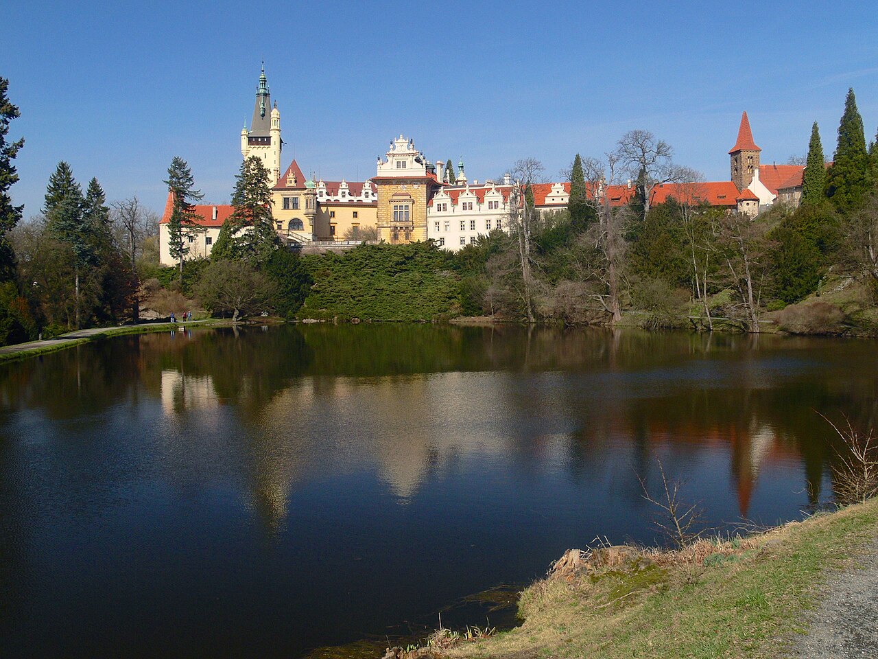 Průhonice Castle Park — Czechia castle