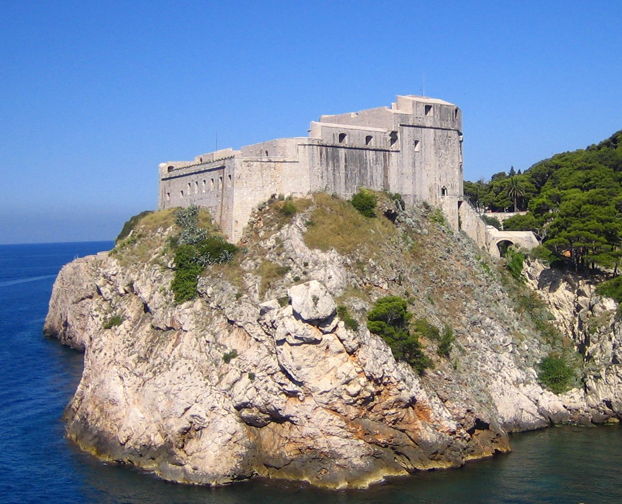 St. Lawrence Fortress - Dubrovnik — Croatia castle