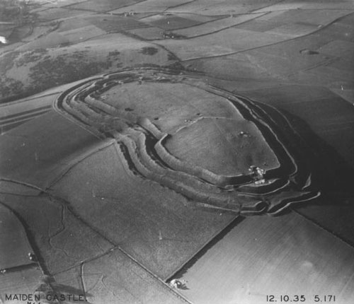 Maiden Castle — United Kingdom of Great Britain and Northern Ireland castle