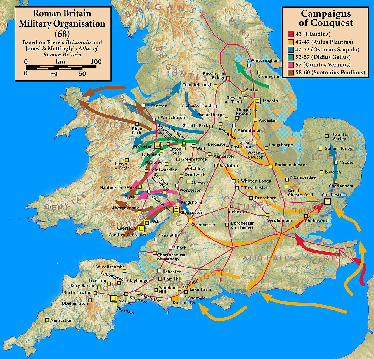 Strutt's Park Roman fort — United Kingdom of Great Britain and Northern Ireland castle