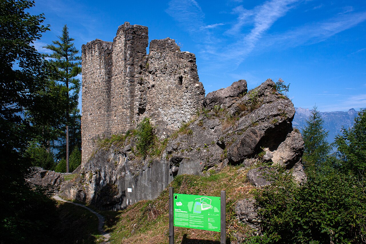 Schalun Castle Ruins — Liechtenstein castle