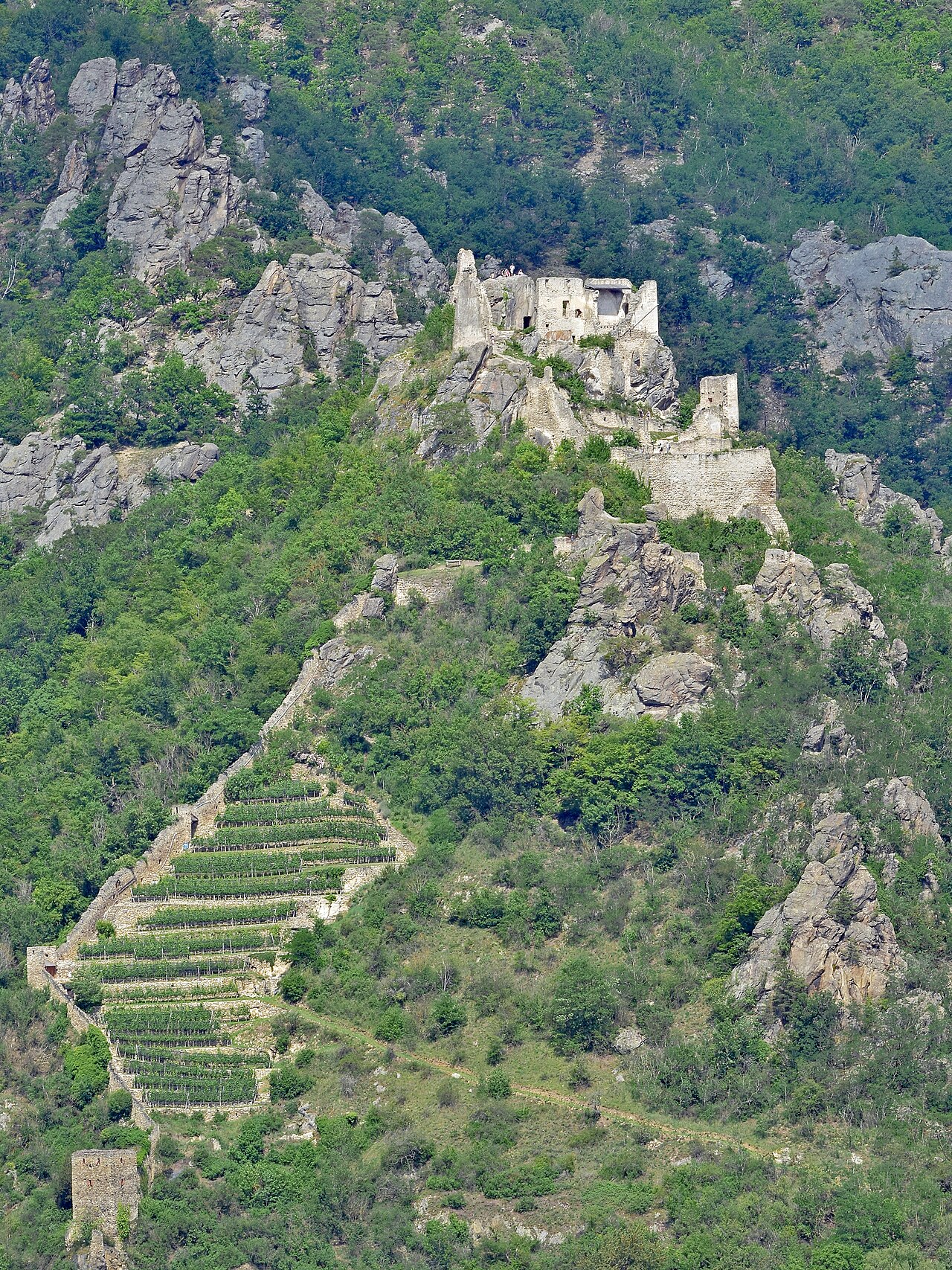 Dürnstein Castle Ruins — Austria castle