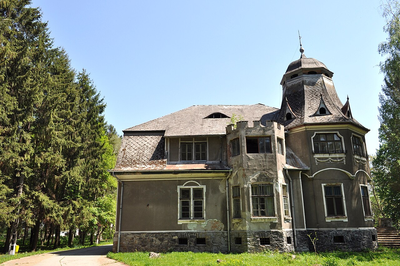 Pogany mansion in Păclișa, Hunedoara — Romania castle