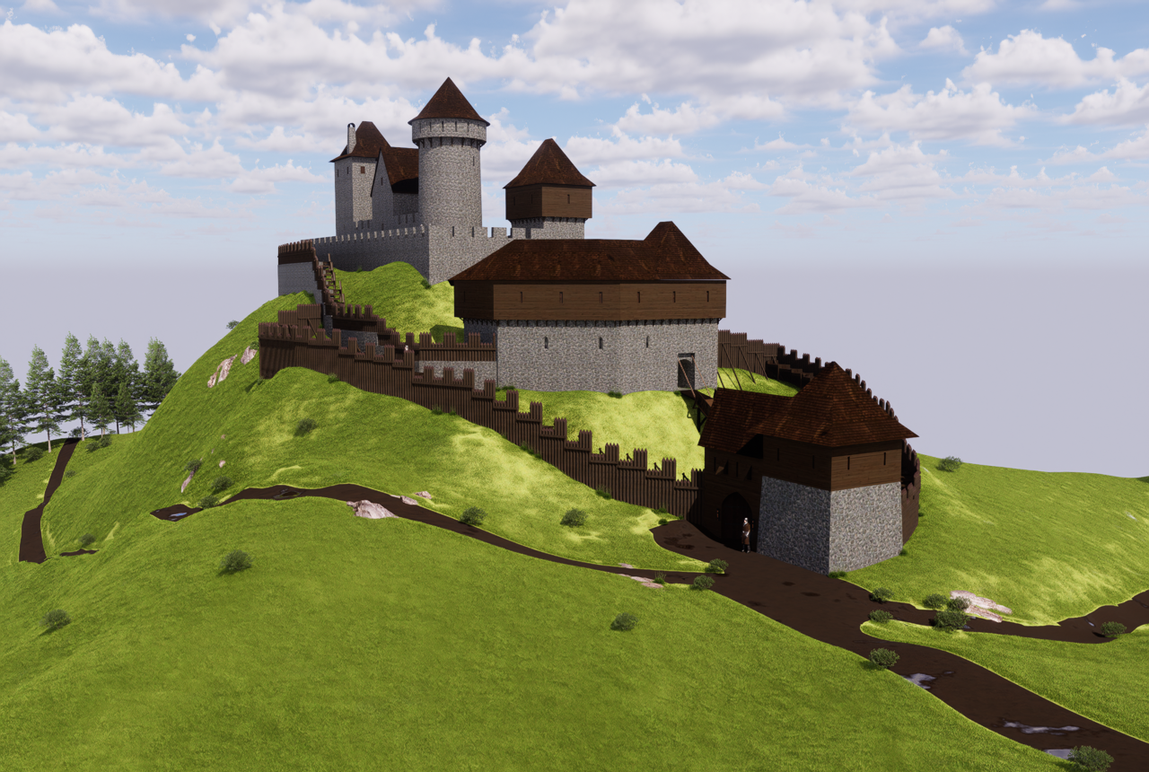 Hamborek — Slovakia castle