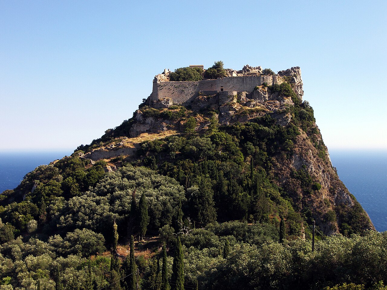 Angelokastro Fortress - Corfu — Greece castle