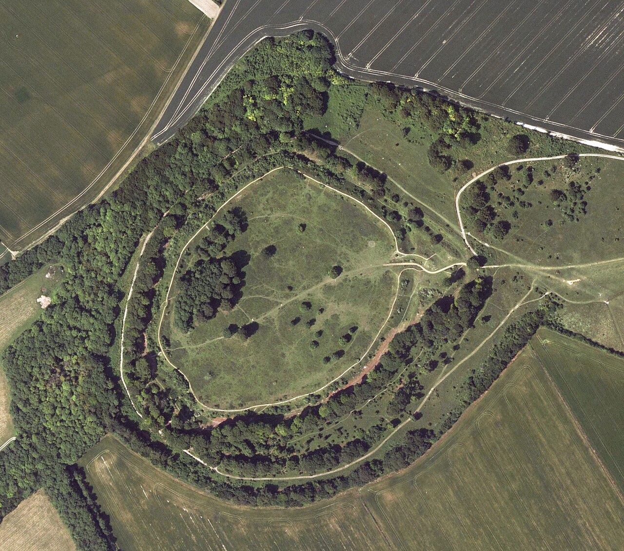Danebury Hill Camp — United Kingdom of Great Britain and Northern Ireland castle