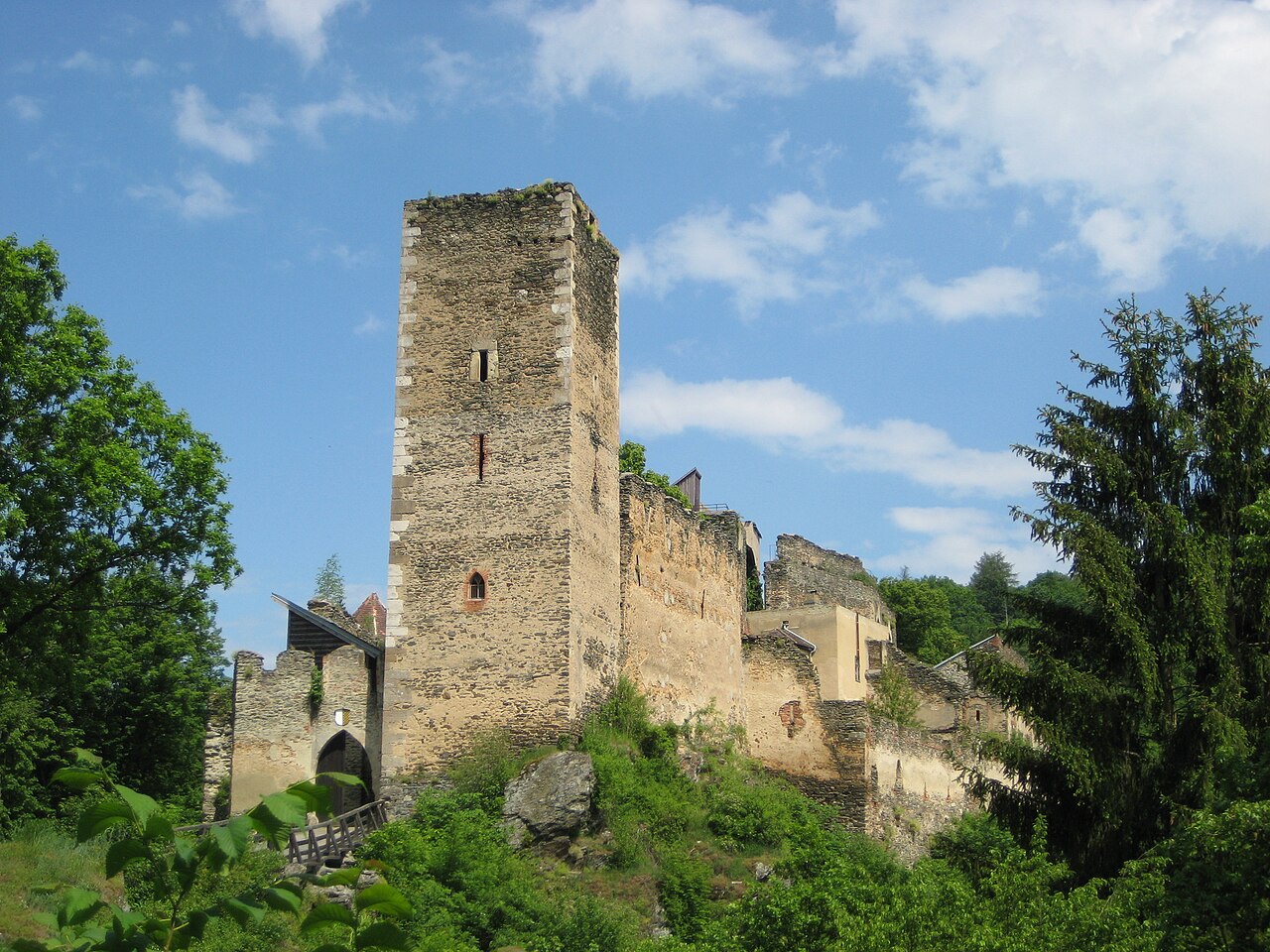 Kaja Castle Ruins — Austria castle