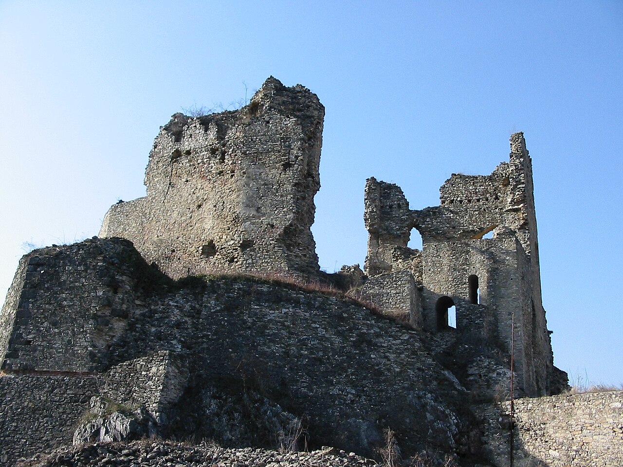 Divín Castle Ruins — Slovakia castle