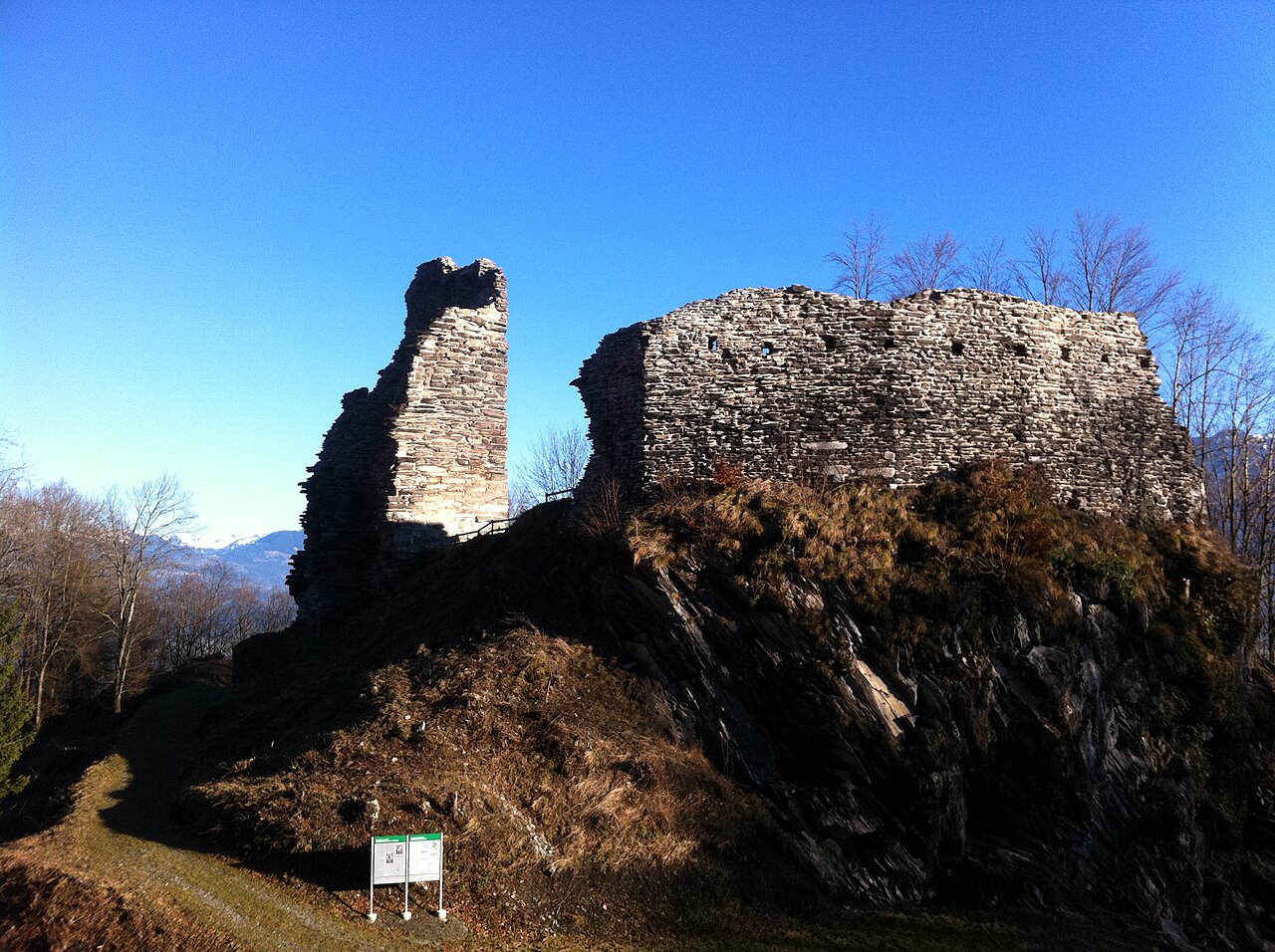 Hohensax Castle Ruins — Switzerland castle