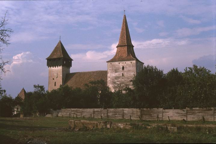 Lutheran church in Movile, Sibiu — Romania castle