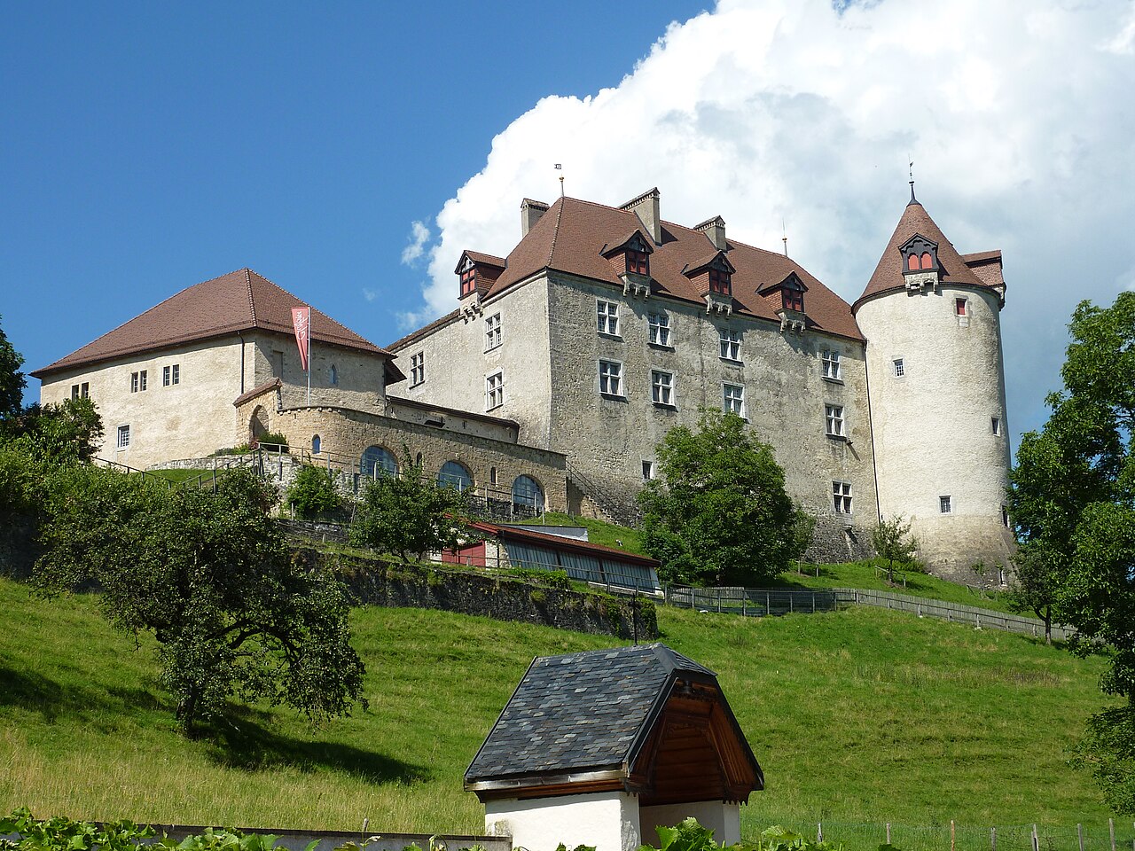 Castle of the Counts of Gruyères — Switzerland castle
