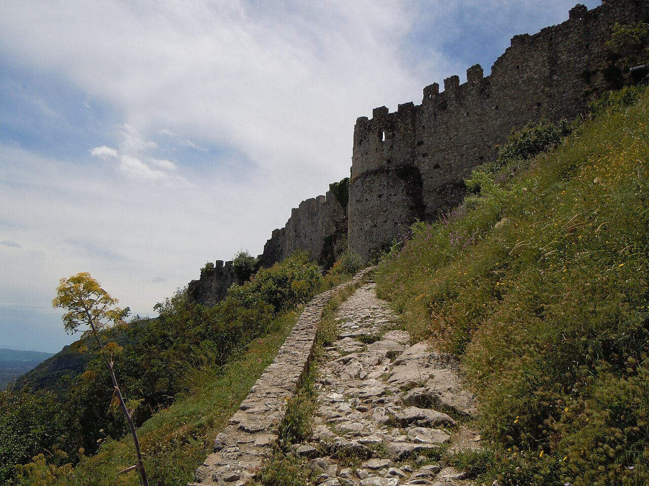 Villehardouin's Castle — Greece castle
