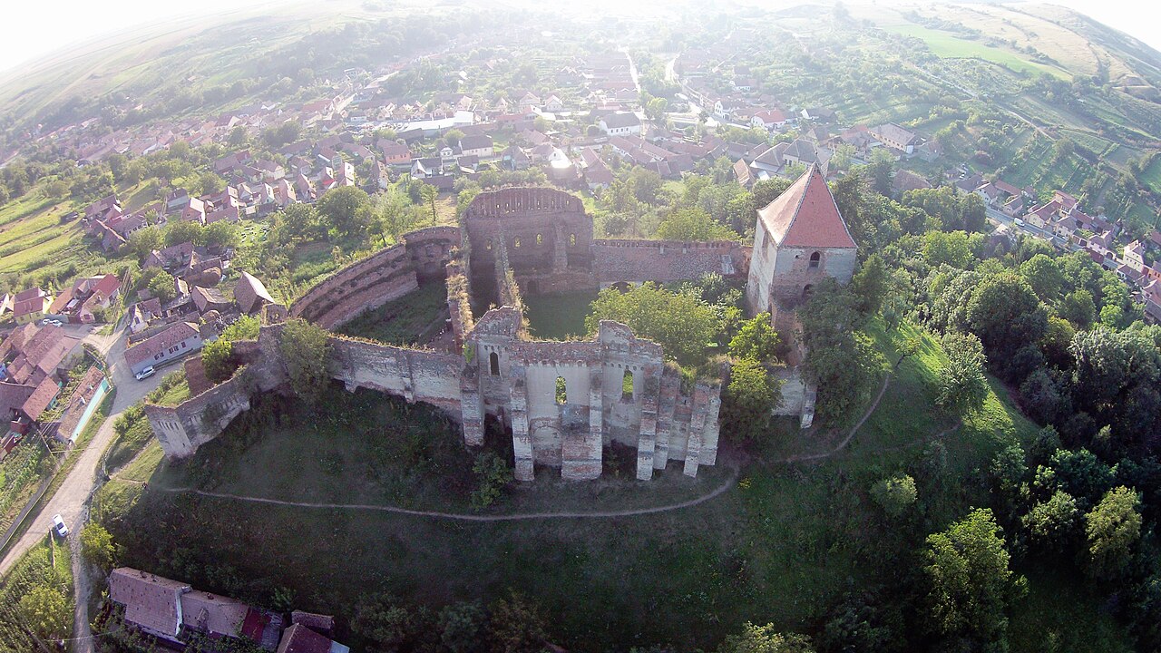 Slimnic fortress — Romania castle