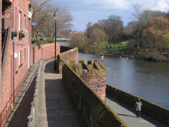 Chester city walls — United Kingdom of Great Britain and Northern Ireland castle