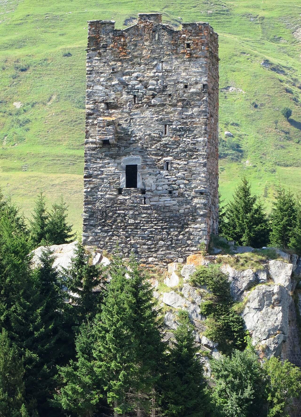 Longobard Tower — Switzerland castle