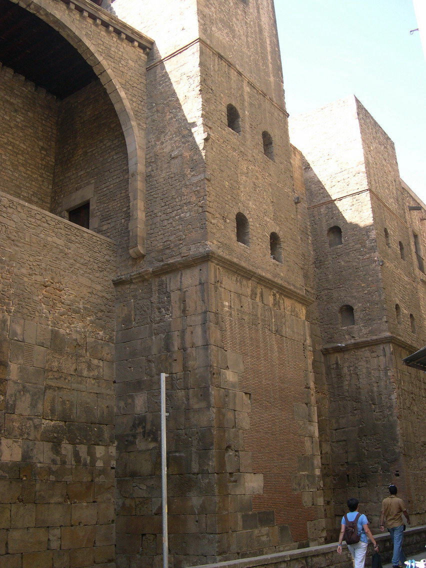 Roman walls of Barcelona — Spain castle