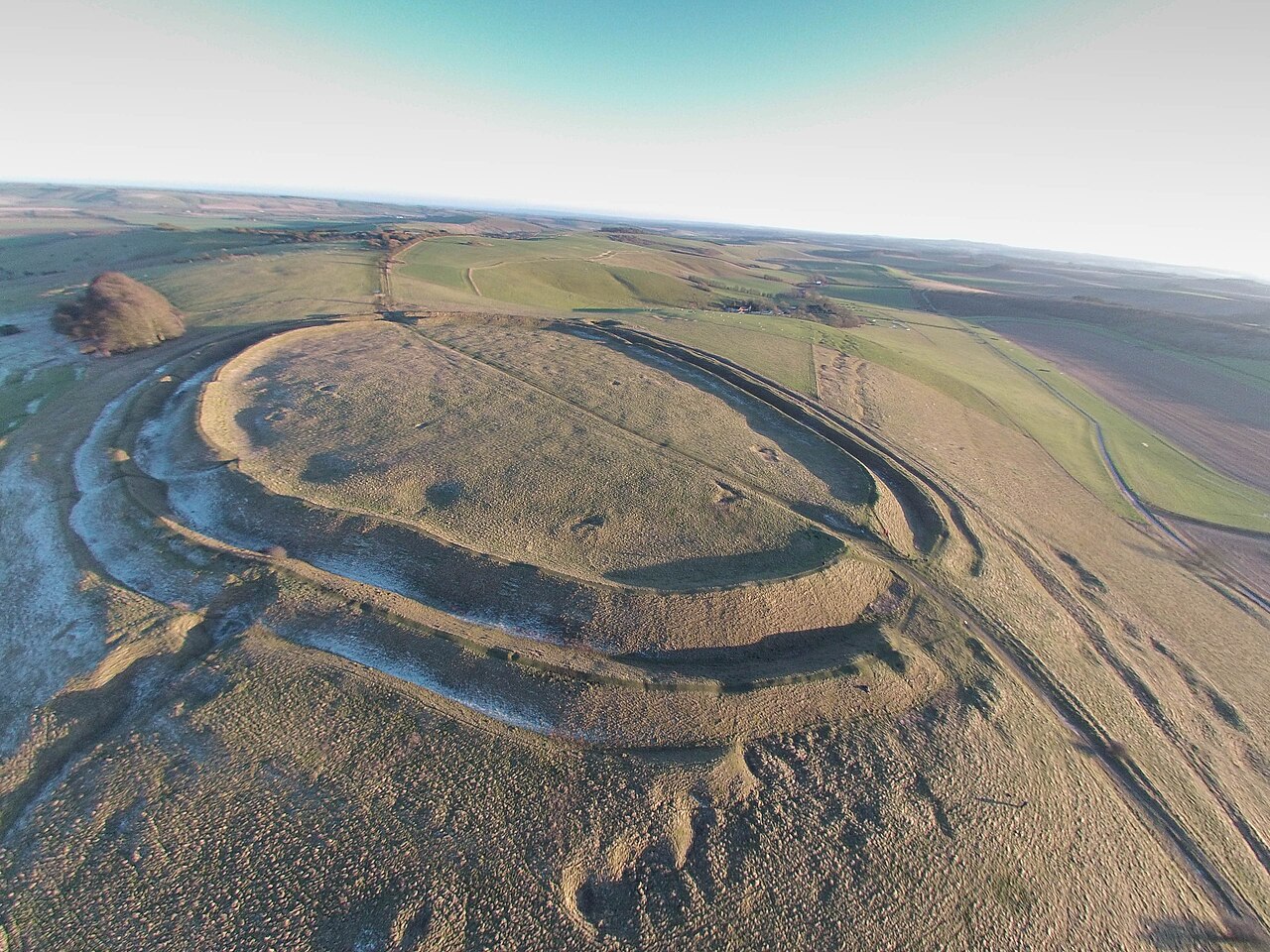 An Iron Age Fort With Breathtaking Views — United Kingdom of Great Britain and Northern Ireland castle