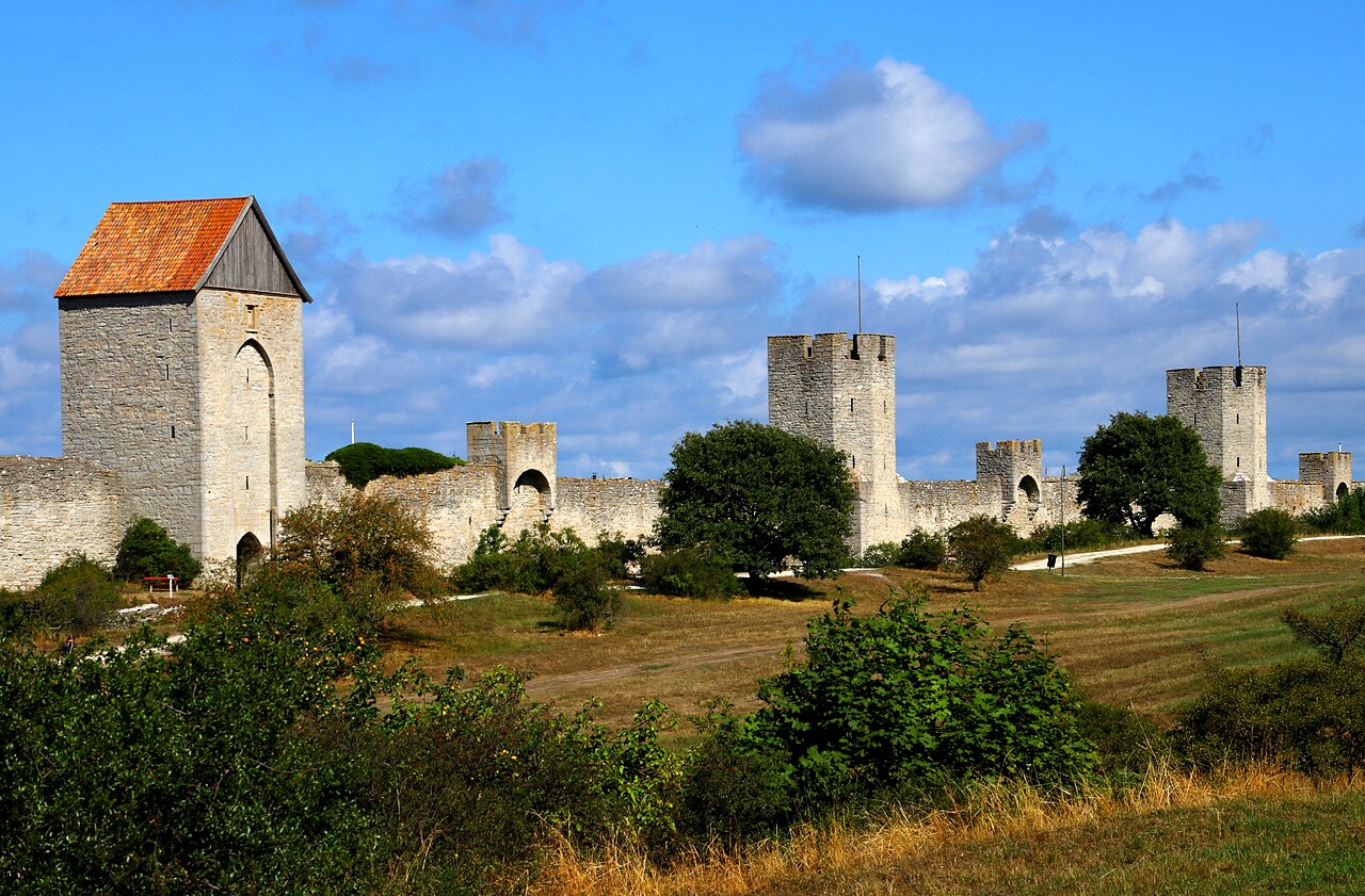 City wall of Visby — Sweden castle